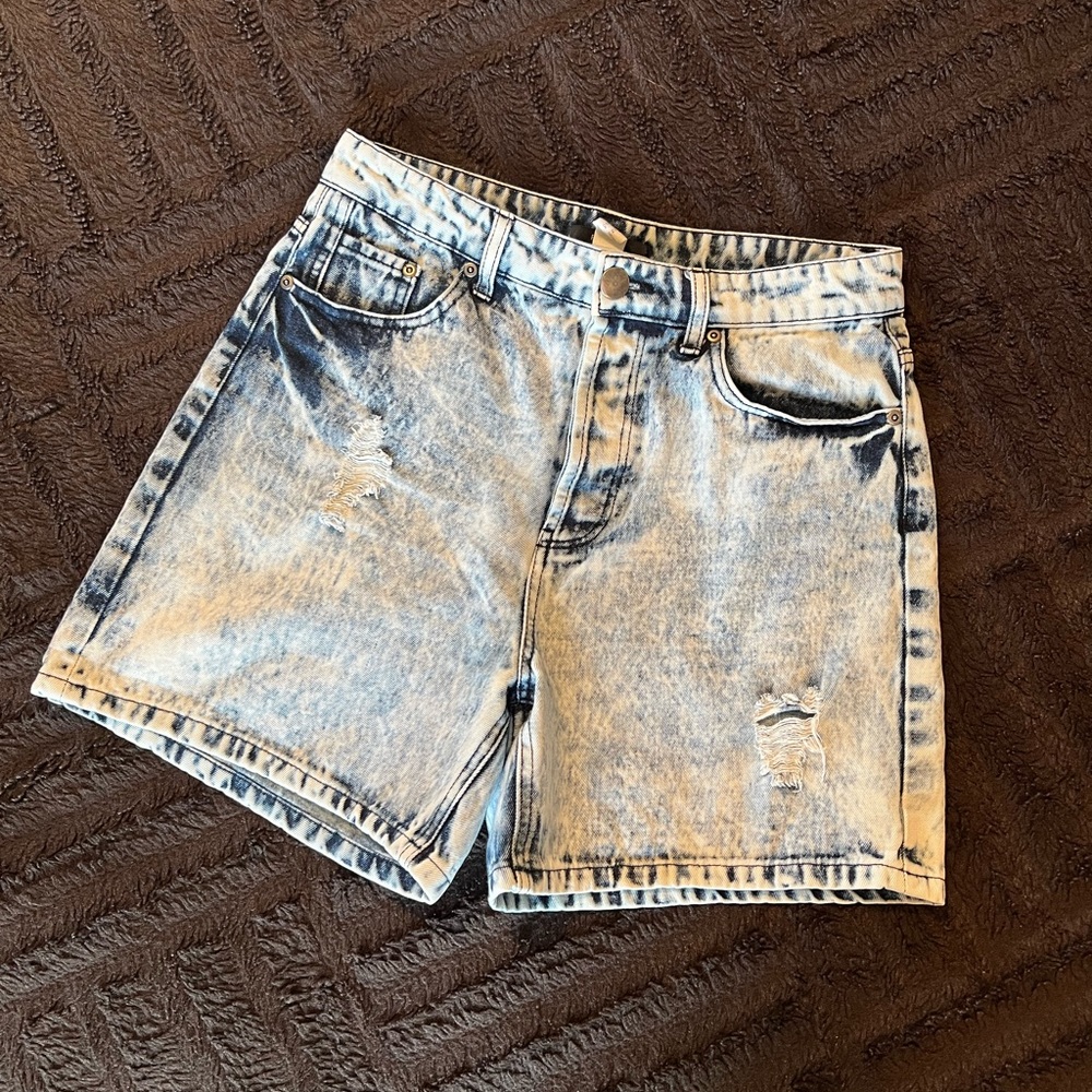 High waisted jean shorts, size 29